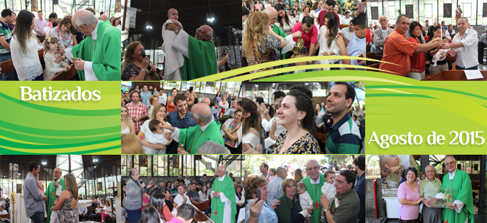 Batizados de agosto de 2015