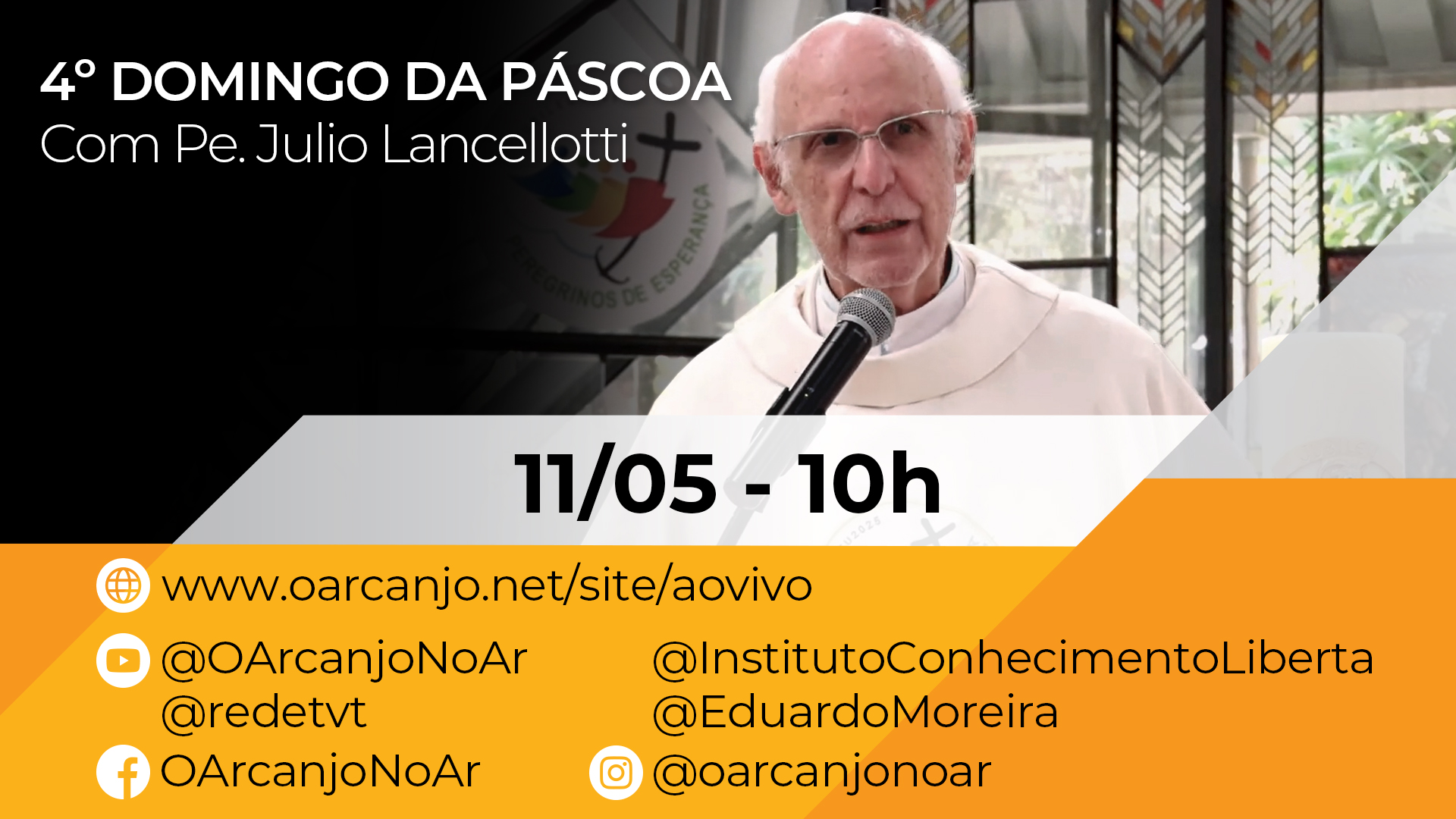 4º Domingo da Páscoa com Pe. Julio Lancellotti – 11/05/2025