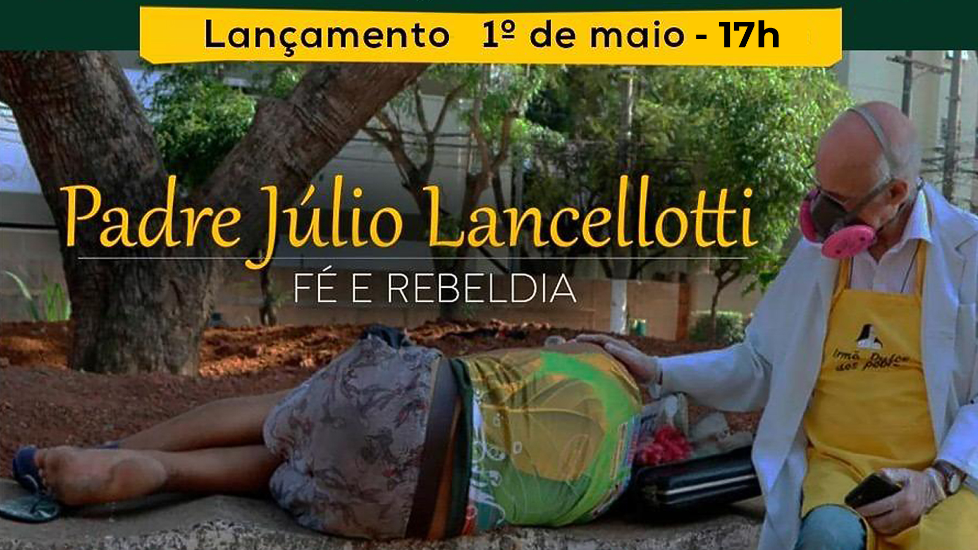 O cineasta Carlos Pronzato lança o filme ‘Padre Julio Lancellotti – Fé e Rebeldia’