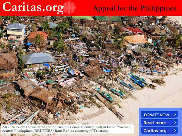 Campanha Cáritas Internacional pelas vítimas da tragédia nas Filipinas